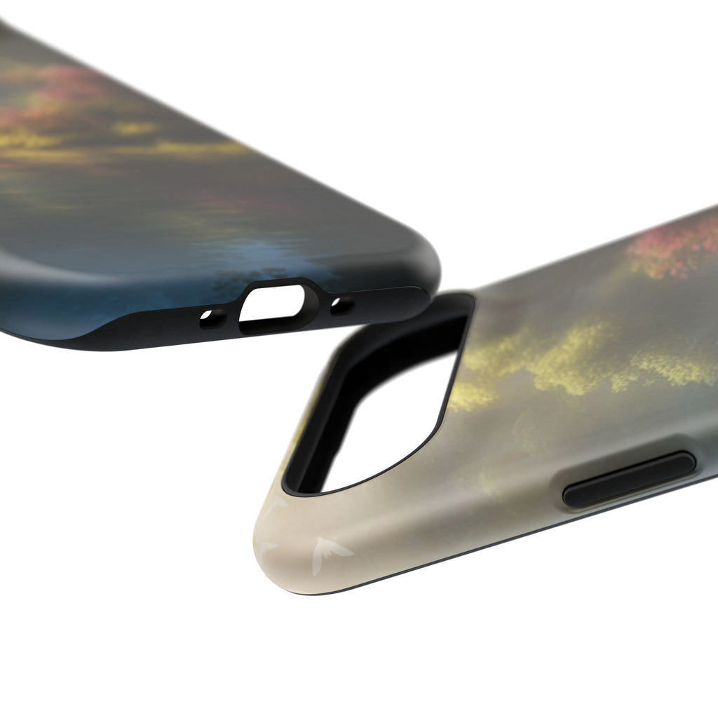 Phone Case — Serene Lakeside Landscape Impact-Resistant Case