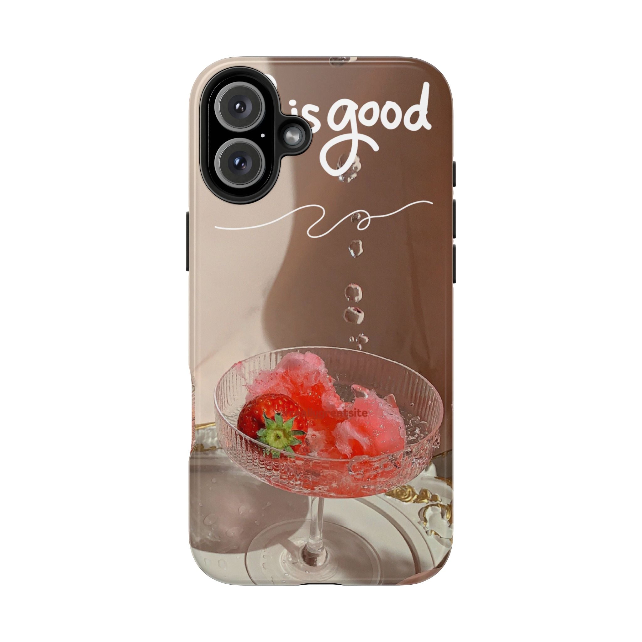 Good Vibes Phone Case — Retro Dessert Aesthetic Tough Phone Case