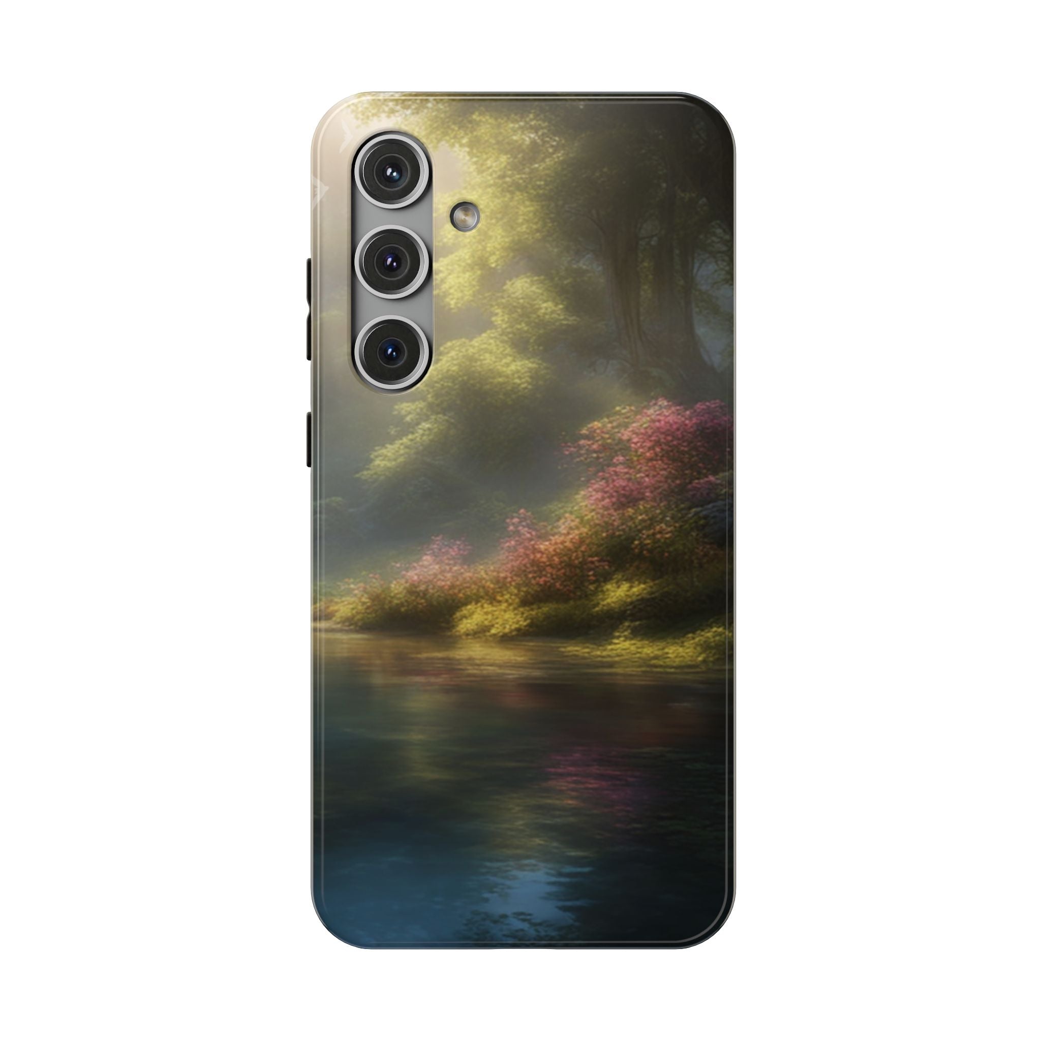 Phone Case — Serene Lakeside Landscape Impact-Resistant Case