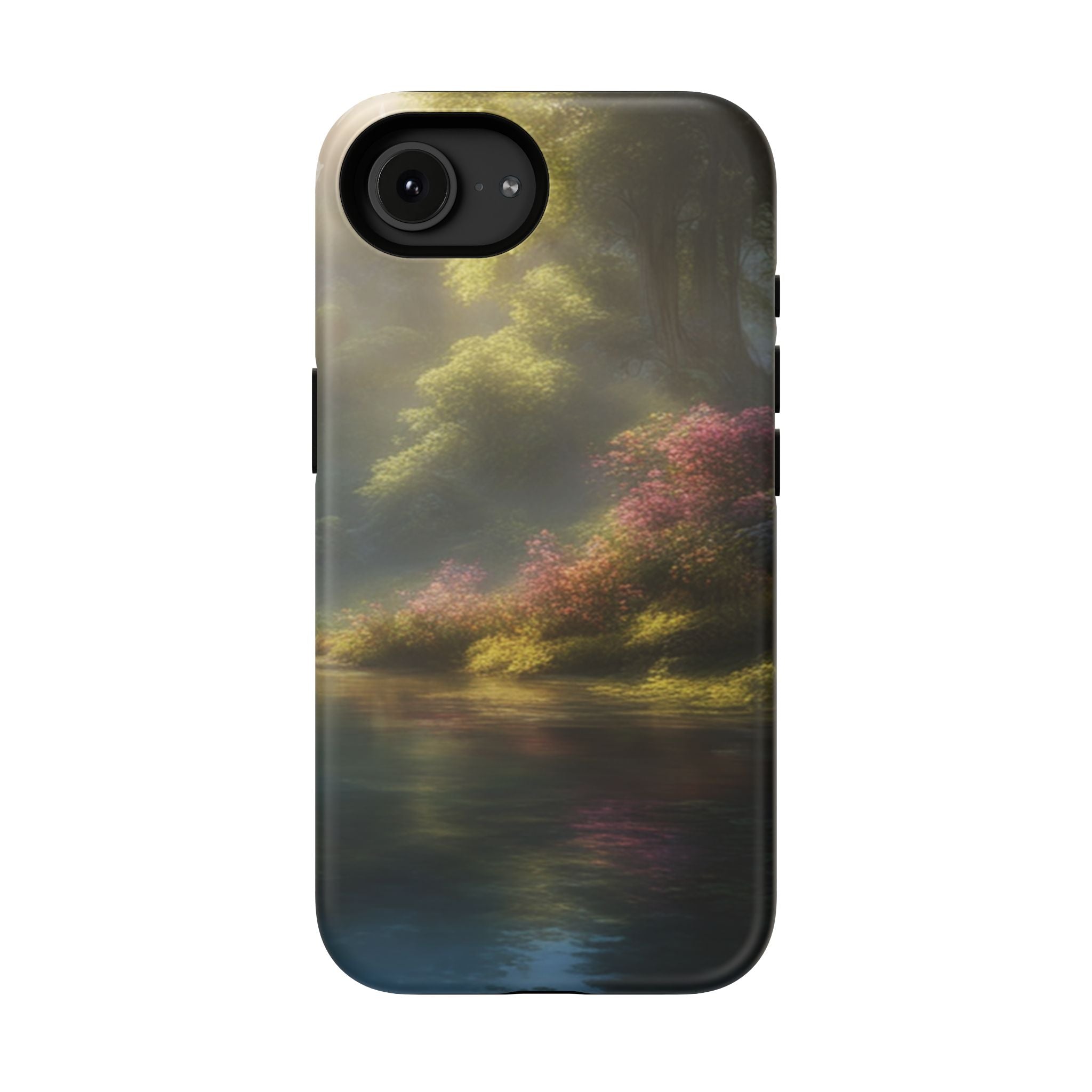 Phone Case — Serene Lakeside Landscape Impact-Resistant Case