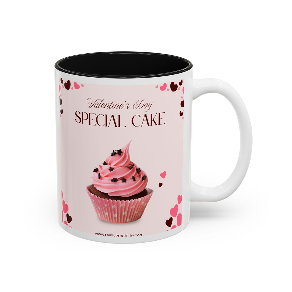 You’re My Sweetheart Cake Mug — Valentine’s Day Pink Cup with Cupcake & Hearts (11oz/15oz)