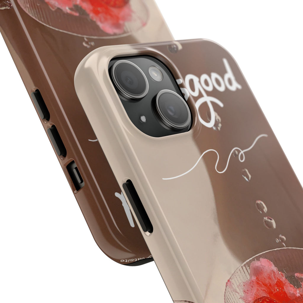 Good Vibes Phone Case — Retro Dessert Aesthetic Tough Phone Case