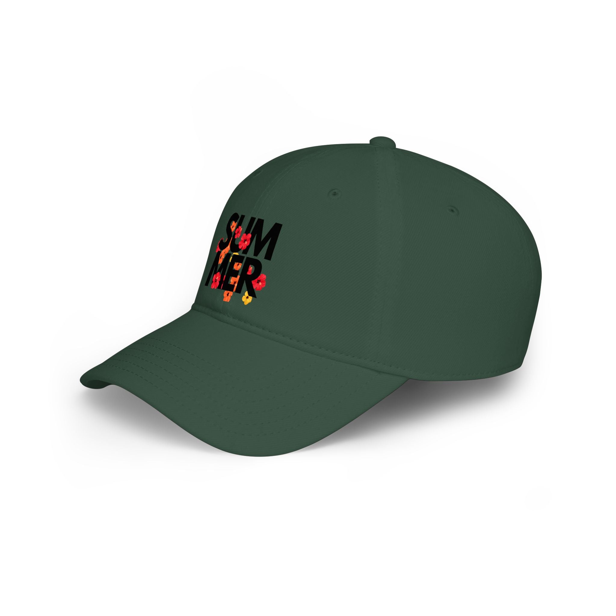 Unisex Summer Floral Low Profile Baseball Cap