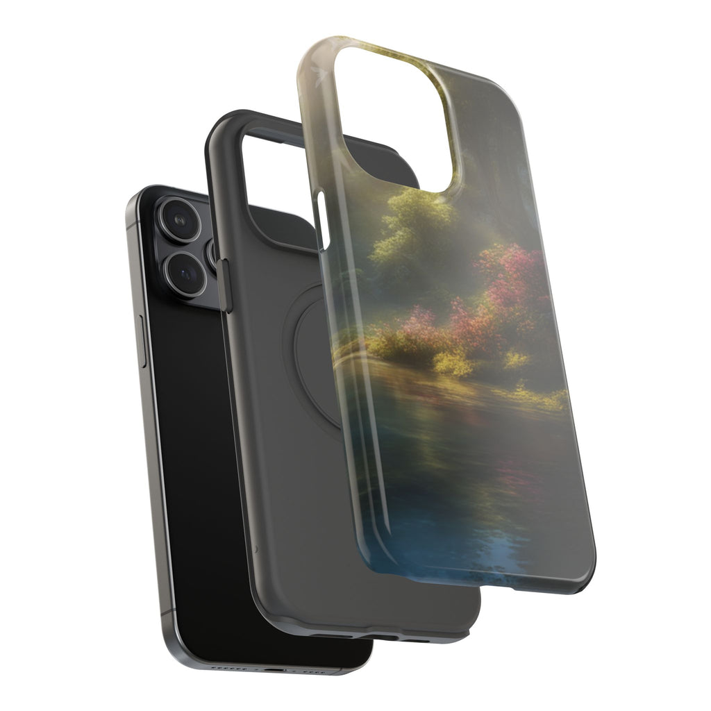 Phone Case — Serene Lakeside Landscape Impact-Resistant Case