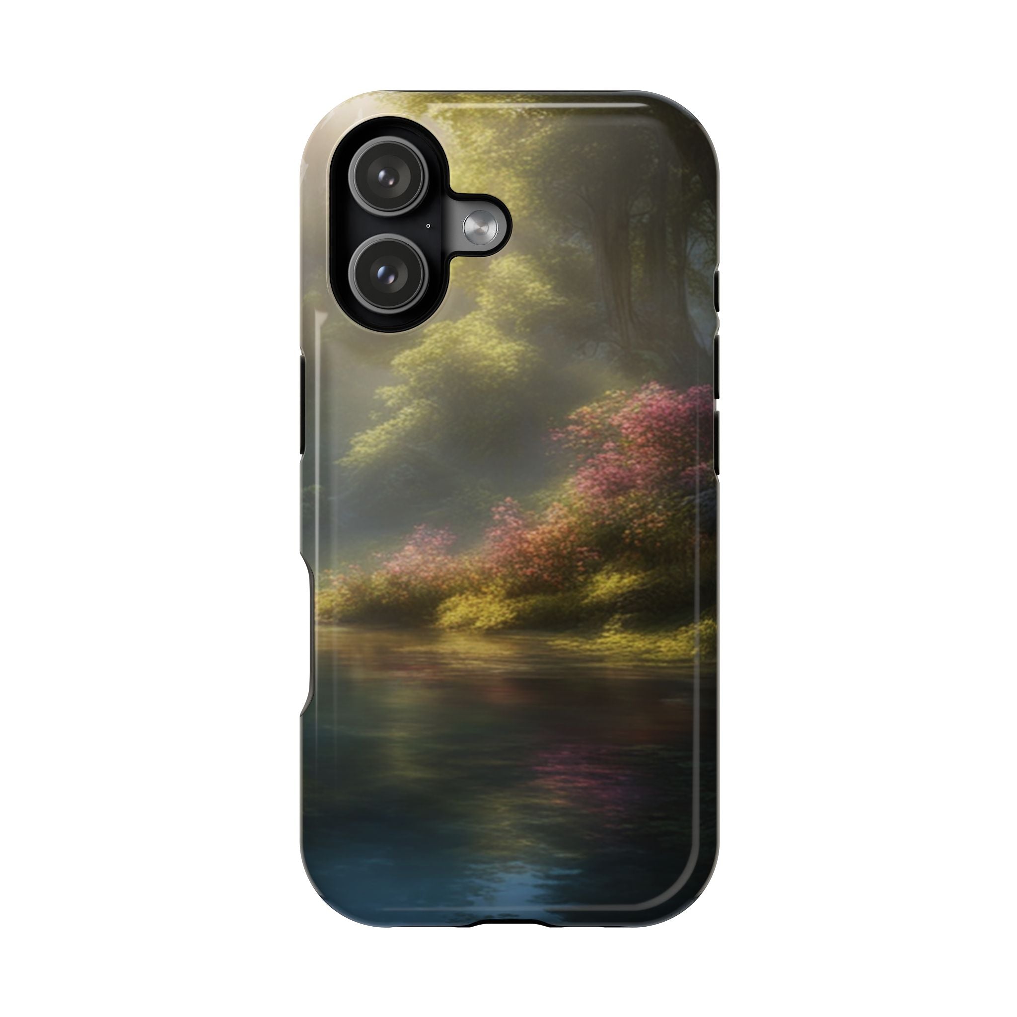 Phone Case — Serene Lakeside Landscape Impact-Resistant Case