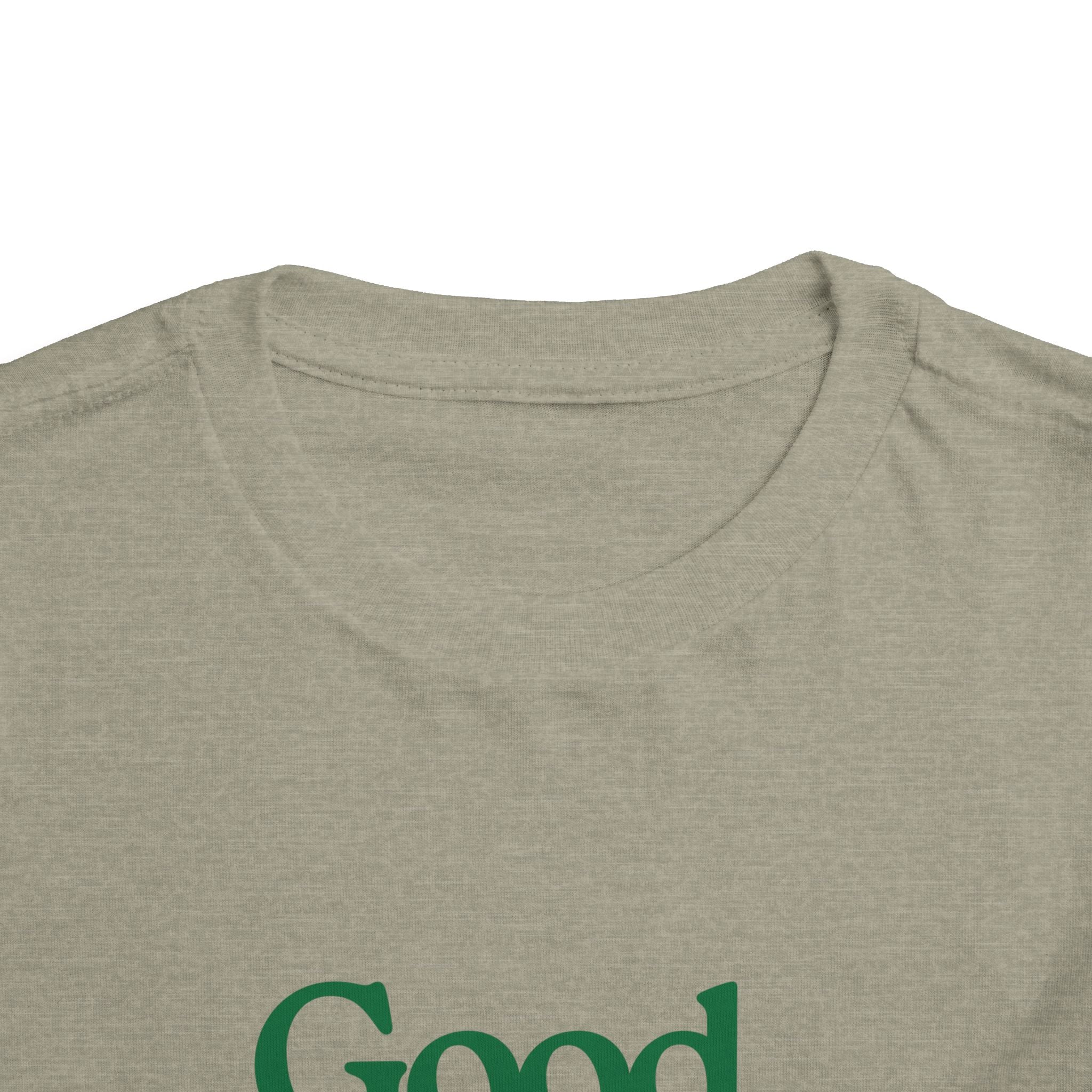 Good Vibes Toddler Tee — Cute Retro Sun Graphic Kids T‑Shirt