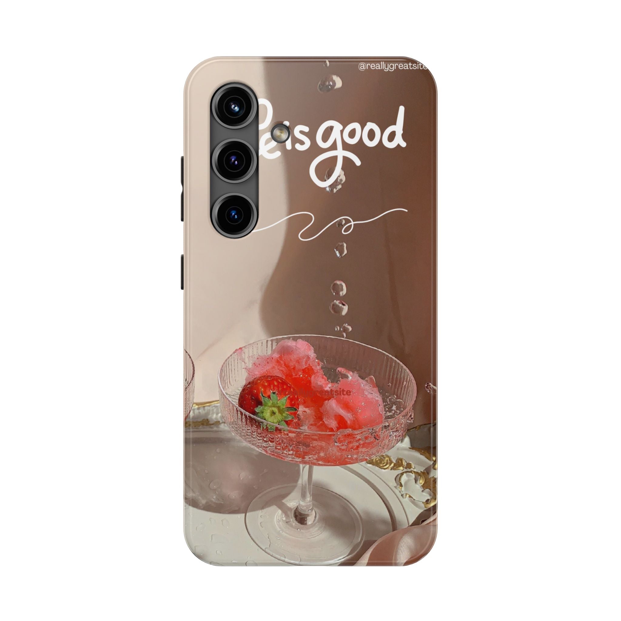 Good Vibes Phone Case — Retro Dessert Aesthetic Tough Phone Case