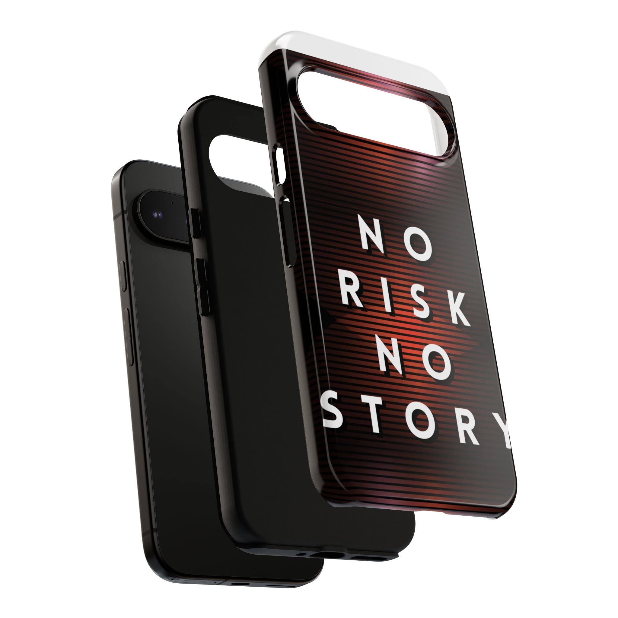 Phone Case — "No Risk No Story" Motivational Protective Case