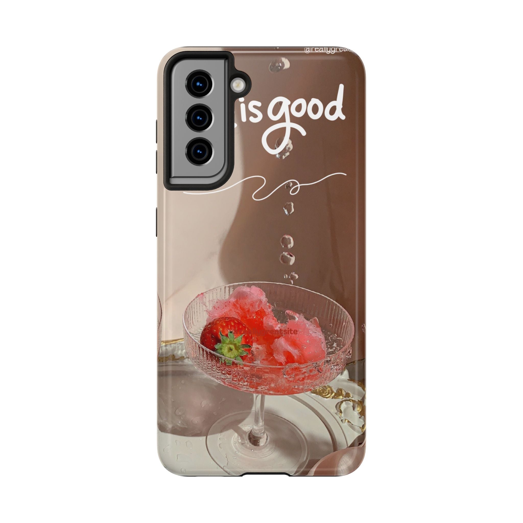 Good Vibes Phone Case — Retro Dessert Aesthetic Tough Phone Case