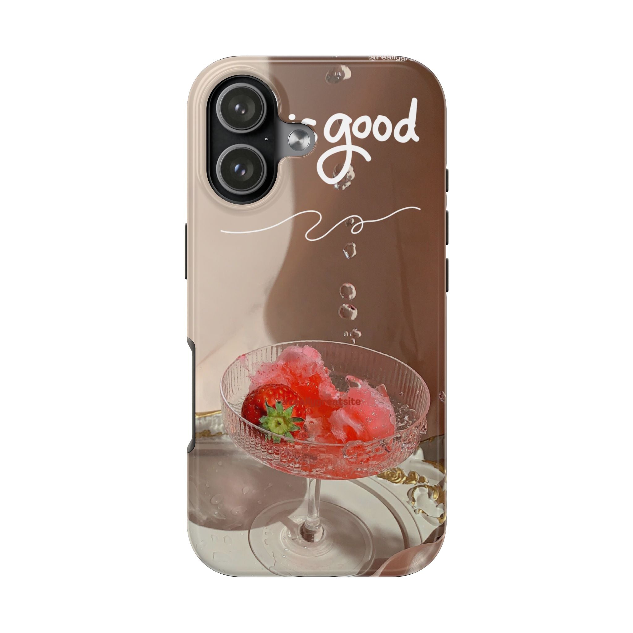 Good Vibes Phone Case — Retro Dessert Aesthetic Tough Phone Case
