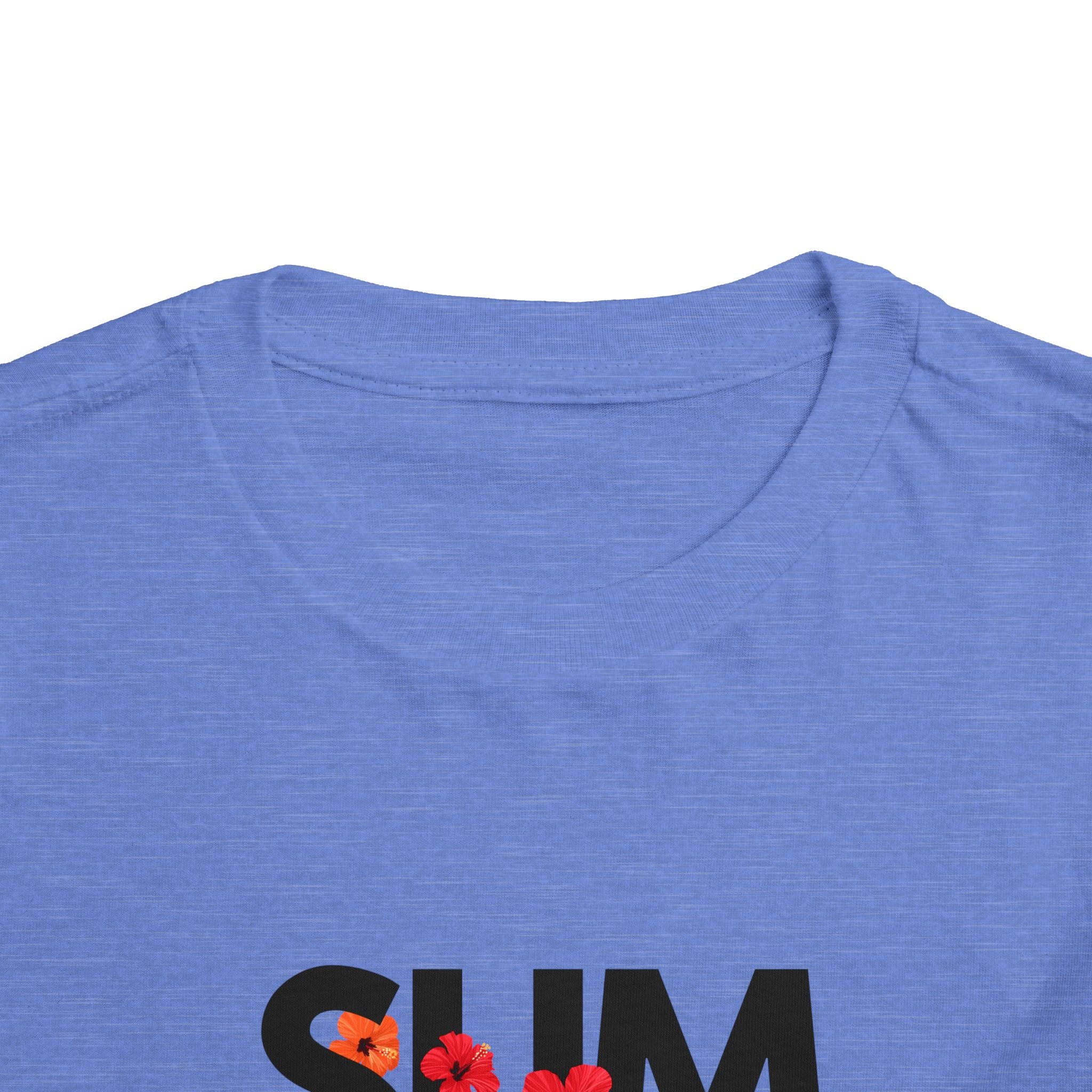 Toddler Tee - "SUMMER" Floral Letters Kids T‑Shirt